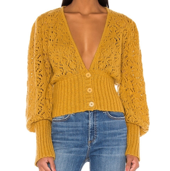 FL&L Francois V Neck Pointelle Sweater - Picture 2 of 9